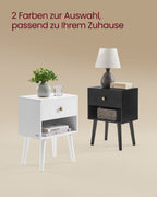 Nachttisch -Set von 2 mit Schubladen und Brett