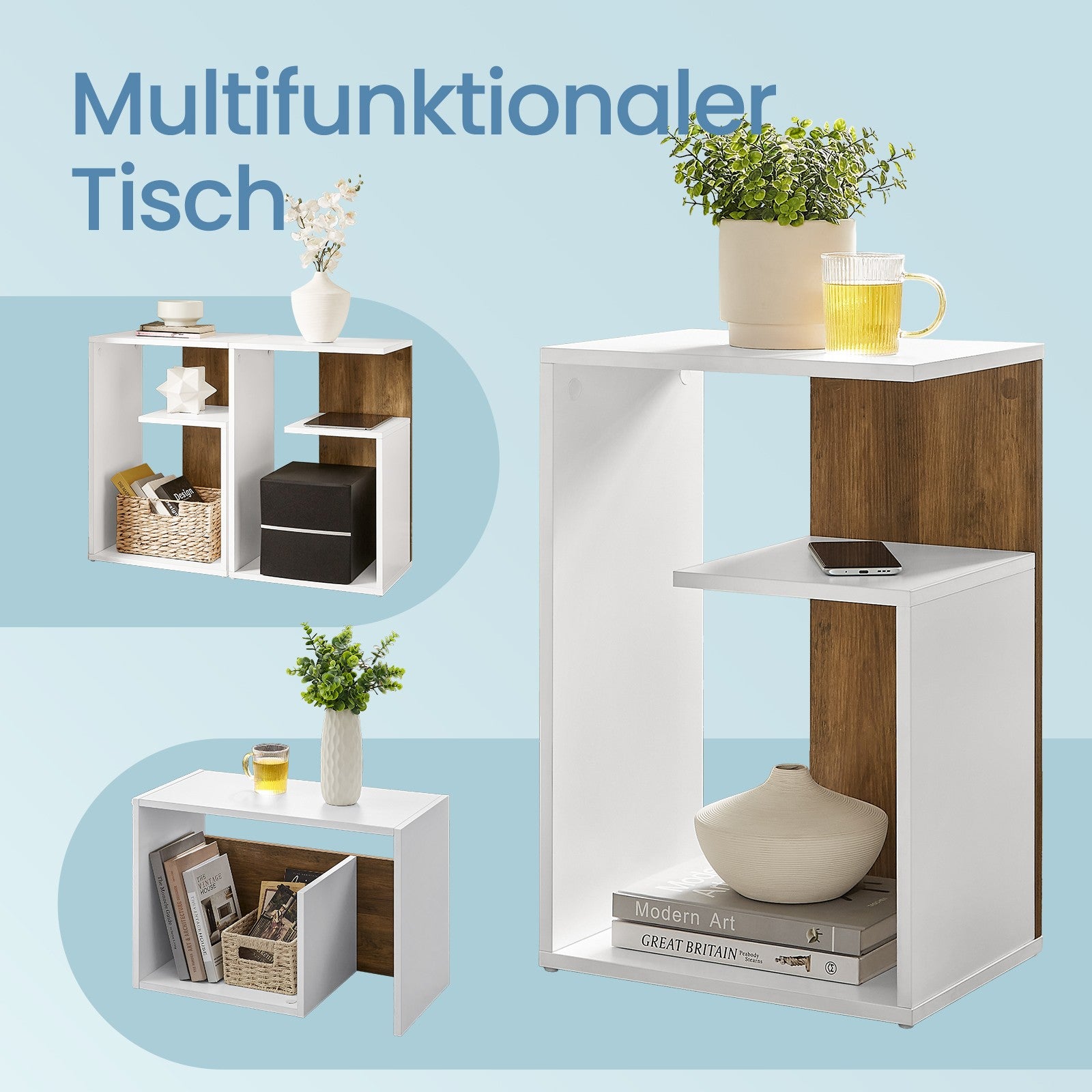 Seitentisch, Nachttisch, kleiner Tisch