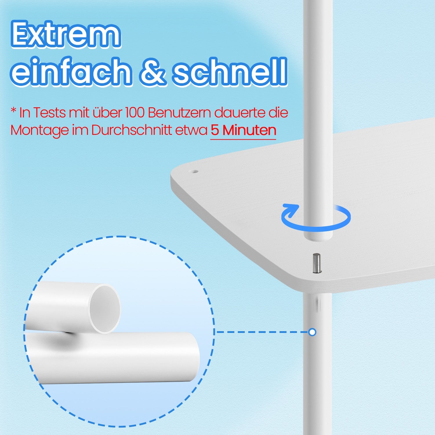 Seitentisch mit 3 Regalen - 30 x 34 x 58 cm, Schneewittchen
