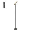 LED Vloerlamp - 30 W - Draaibare Kop - Met Afstandsbediening - Zwart