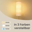 Vloerlamp - In Hoogte Verstelbaar - Met Voetschakelaar - E27 - Matzwart