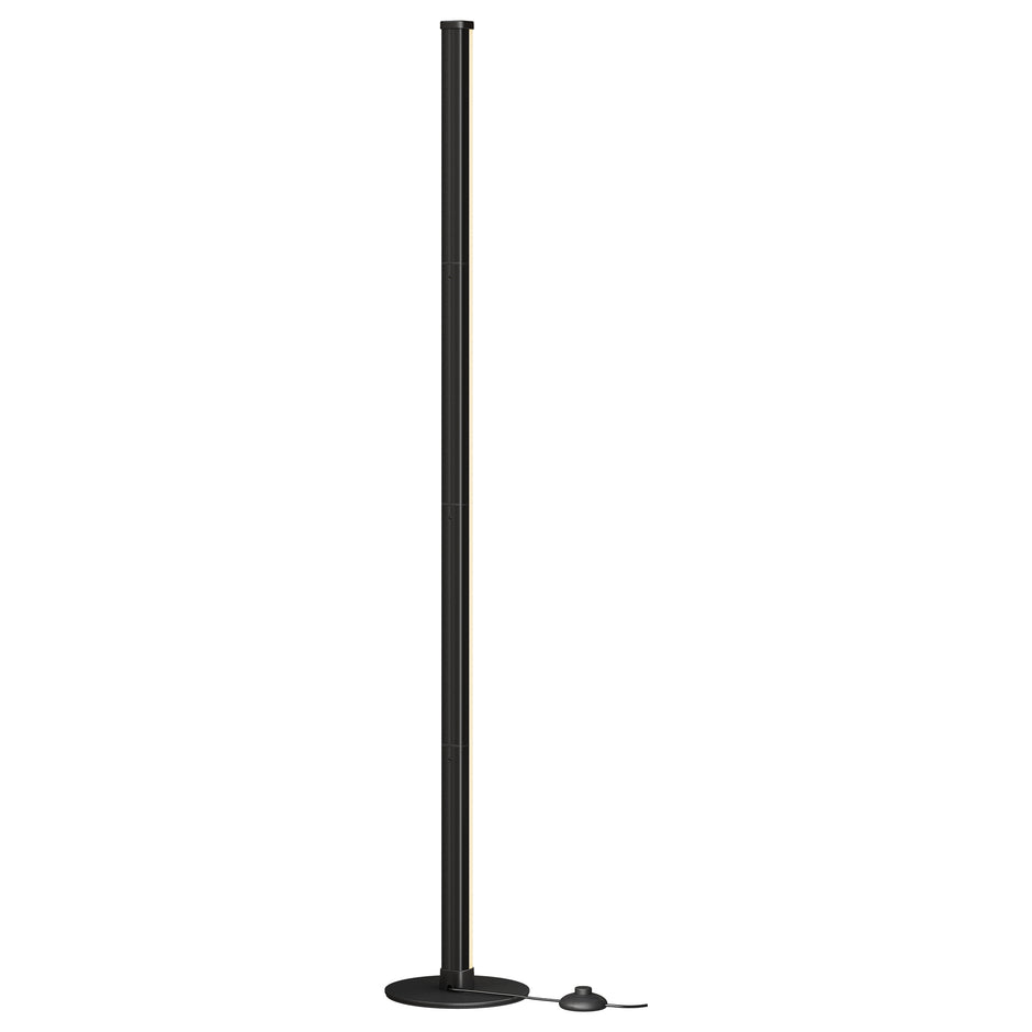 Vloerlamp - LED - Dimbaar - Zwart - 18 x 139,4 cm