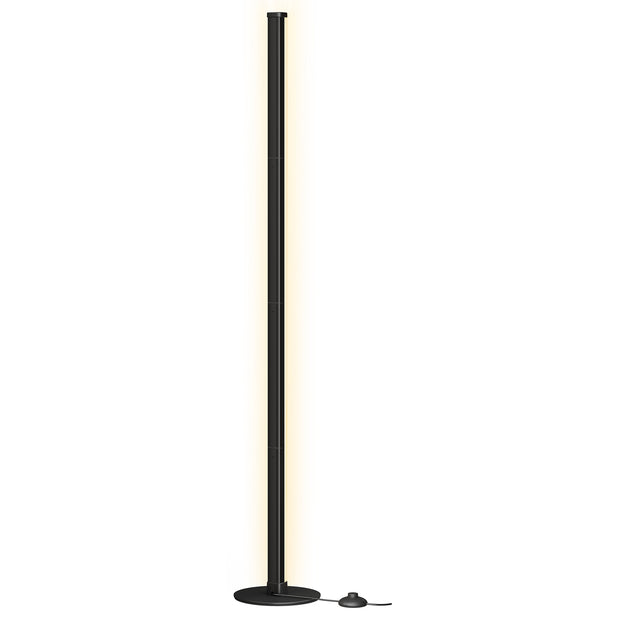 Vloerlamp - LED - Dimbaar - Zwart - 18 x 139,4 cm