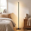 Vloerlamp - LED - Dimbaar - Zwart - 18 x 139,4 cm