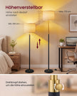 Staande Lamp – RGB LED – App-bediening en Muziekmodus – 140-170 cm – Goud en Zwart