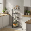 Opbergrek - Smal - Verstelbare Planken - 121 cm - Zwart