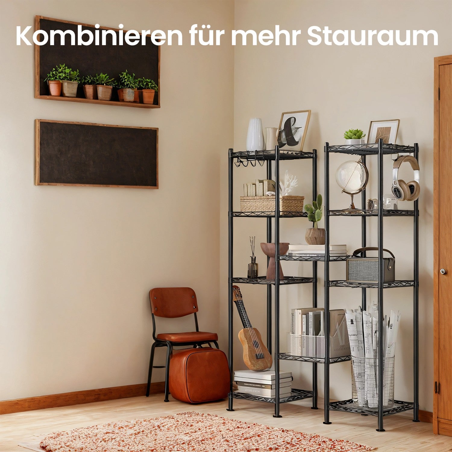 Badezimmerregal, Stehplanke, Metallregal