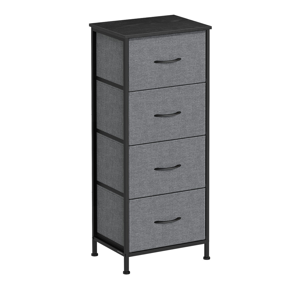 Kledingrek - Met Ophangstang en Legplanken - Zwart - 40 x