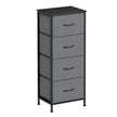 Kledingrek - Met Ophangstang en Legplanken - Zwart - 40 x
