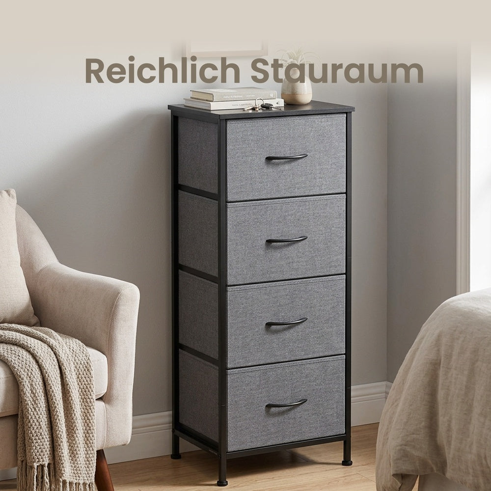 Kledingrek - Met Ophangstang en Legplanken - Zwart - 40 x