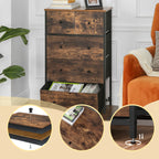 Brustkiste - mit Stoffschubladen