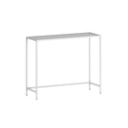 Konsolet -Tisch - Moderner Beistelltisch - Glasblatt - Goldener Rahmen