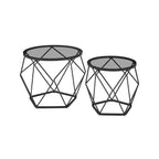 Wohnzimmertisch - 2 - modern - Leigrijs & Ink -Zwart