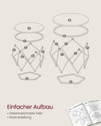 Wohnzimmertisch - 2 - modern - Leigrijs & Ink -Zwart