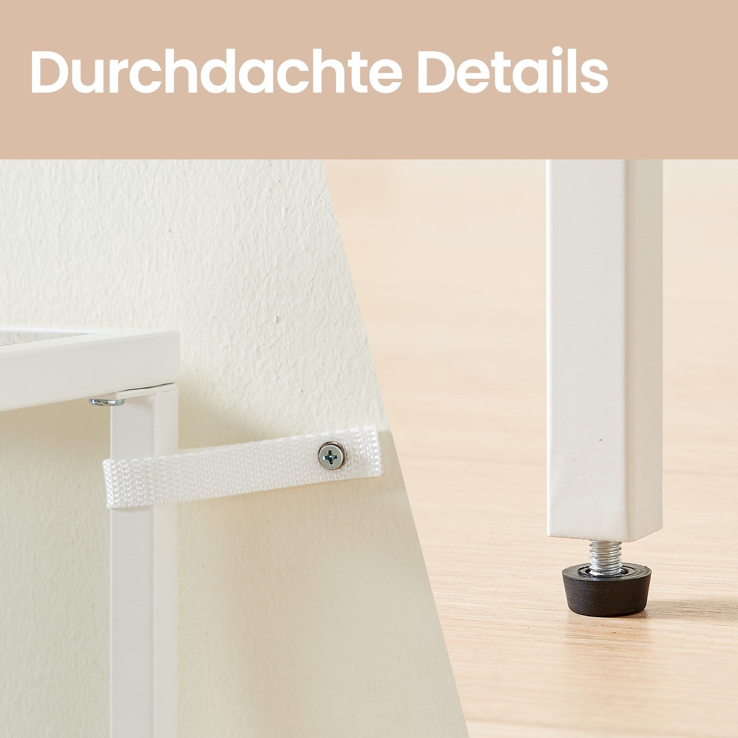 4-layeres Regal aus temperiertem Glas Badezimmerregal-Badezimmerregal