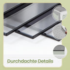5-layer-Glasregal, Bücherregal, Aufbewahrungsbrett
