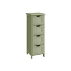 Badezimmerschrank - 4 Schubladen - 30 × 30 × 82 cm - Laurelgrün