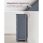 Seitenschrank - mit 4 Schubladen