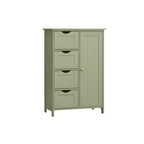 Badezimmerschrank - 4 Schubladen - 30 × 55 × 82 cm - Waldgrün