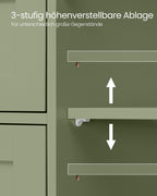 Badezimmerschrank - 4 Schubladen - 30 × 55 × 82 cm - Waldgrün
