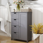 Badezimmerschrank - Schmaler Seitenschrank für Badezimmer, modernes Design