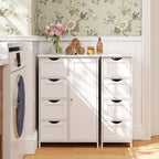 Badezimmerschrank - Schmaler Seitenschrank für Badezimmer, modernes Design