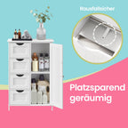 Badezimmerschrank - Schmaler Seitenschrank für Badezimmer, modernes Design