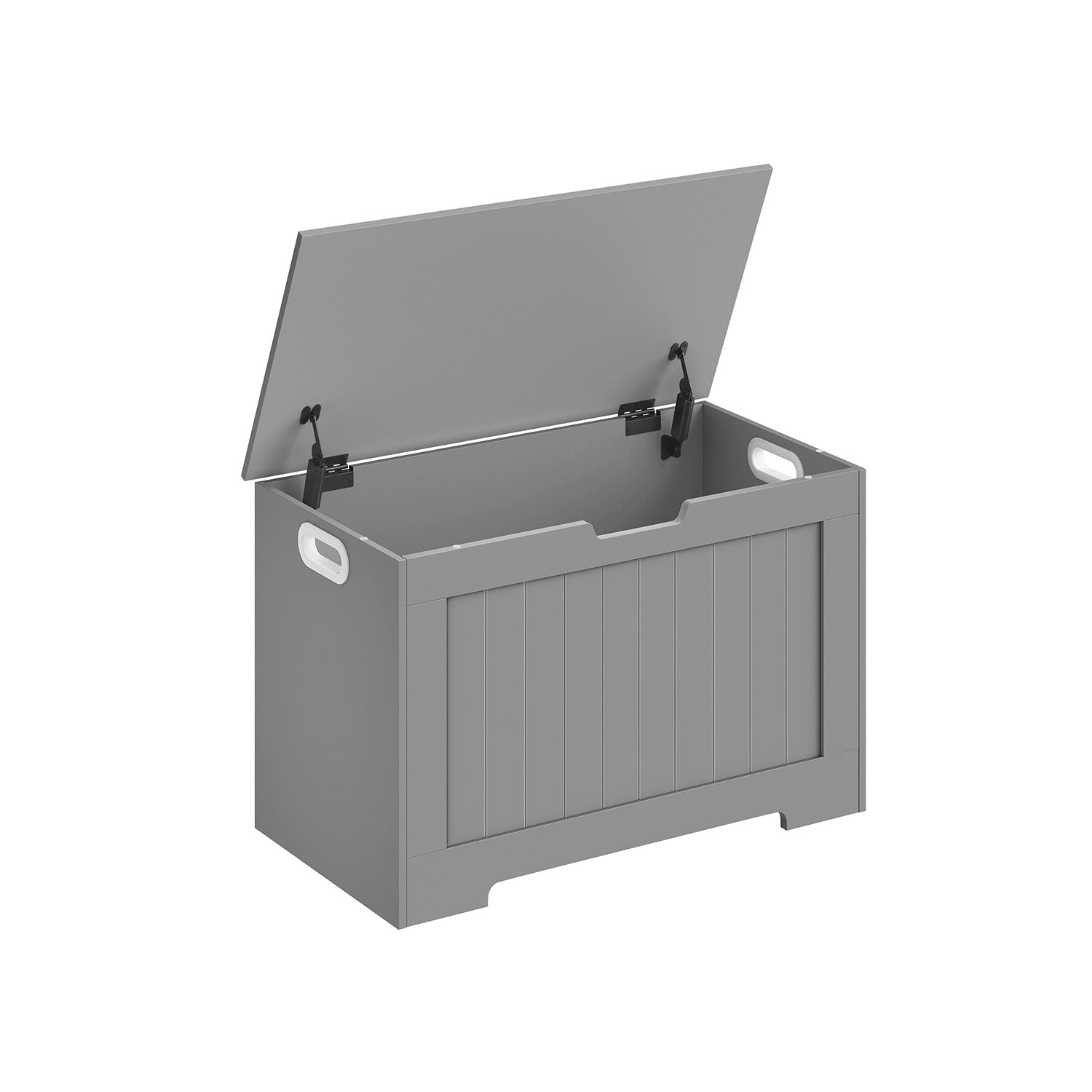 Bank mit Stauraum - Schuhbank - Spielzeugkasten - Lagerschrank - Weiß