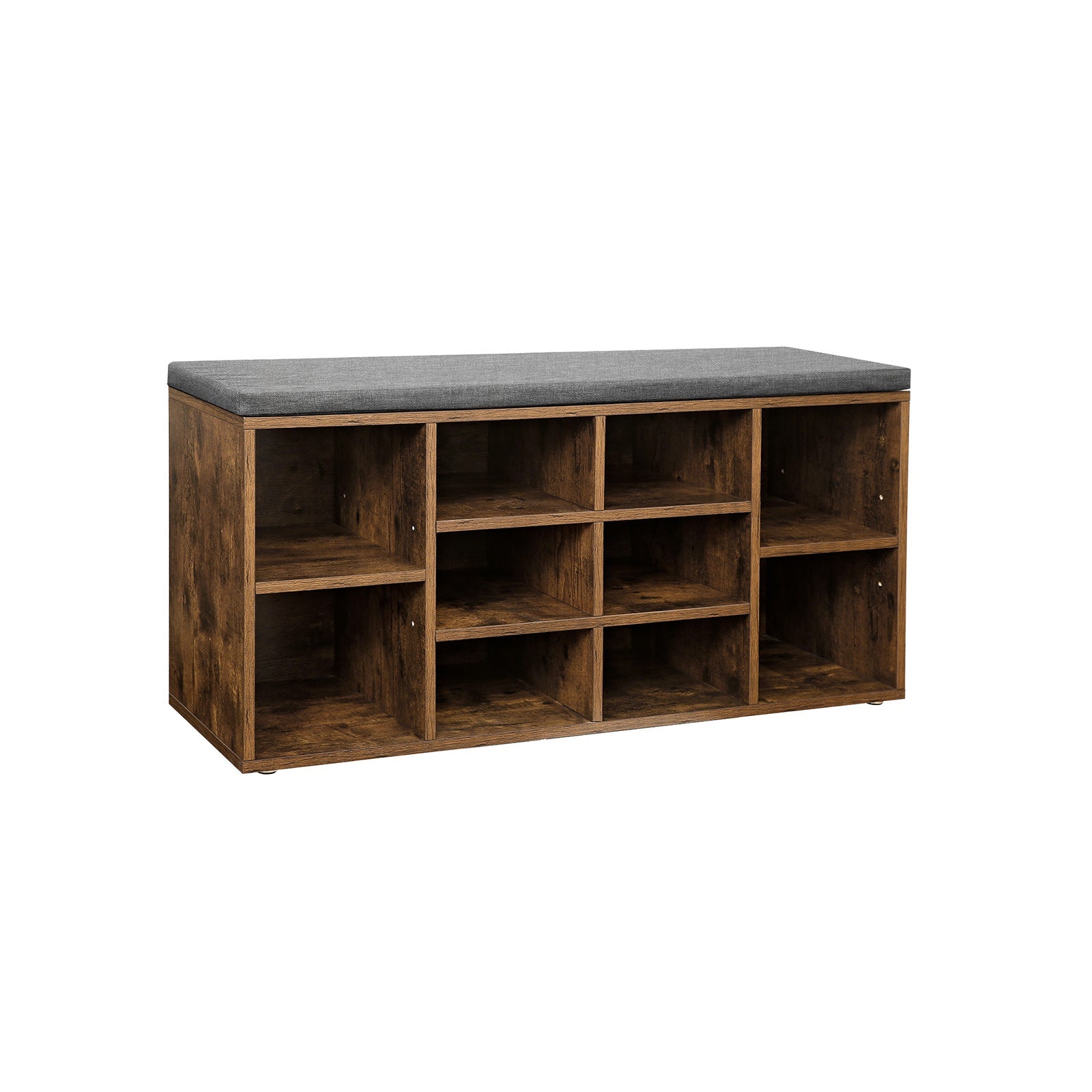 Schuhbank - 10 Fächer - Sofa - Weiß
