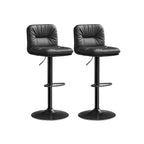 Barhocker - 2 - Stiftsitz - rotbar - grau