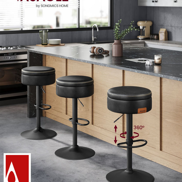 Drehen Sie den Stuhlschulen mit Tintenblack für Speicherplatz ab -Black