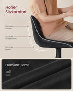 Stabhocker -Set - Höhe einstellbar - rotierender Sitz - Samtpolster