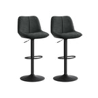 Stabhocker -Set - Höhe einstellbar - rotierender Sitz - Samtpolster