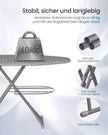 Strijkplank - Met Stopcontact en Ablage - In Hoogte Verstelbaar - Duifgrijs - 160 x 38 x 72,5-90 cm