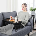 Bedblad - Laptop Standard - Frühstücksblatt - faltbar - Vintage Brown / Schwarz
