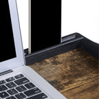 Bedblad - Laptop Standard - Frühstücksblatt - faltbar - Vintage Brown / Schwarz