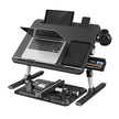 Laptoptafel - Opklapbaar - In Hoogte Verstelbaar - 56 x 40 cm - Zwart