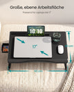 Laptoptafel voor op Bed – Inklapbaar – Met Lade – 60 x 40 x 27 cm – Inktzwart