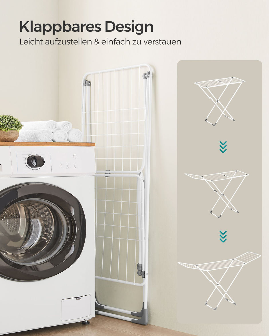 Faltbarer Standtrockner - für Innen- und Freien im Freien