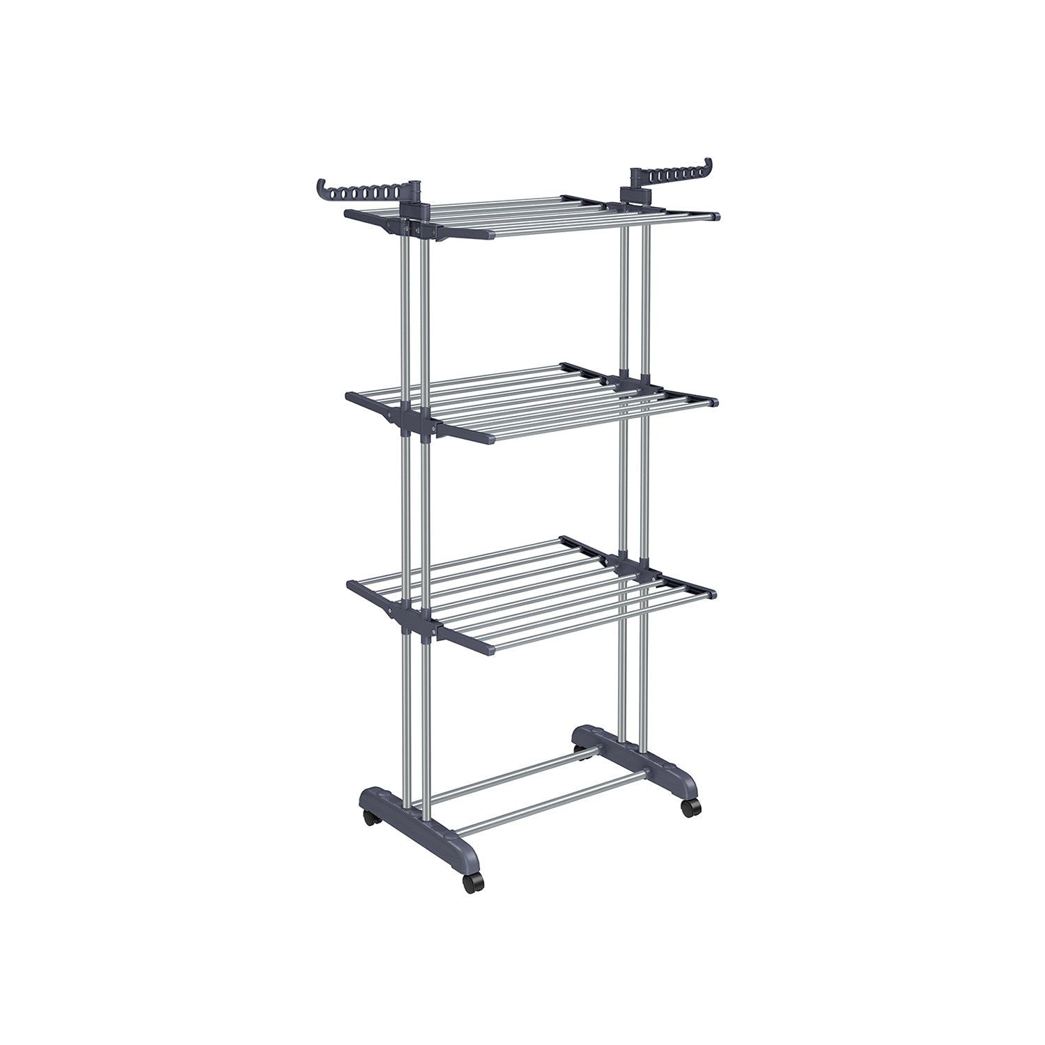 Wagemut Rack - 4 Level - faltbare Flügel - graue Räder