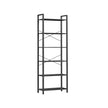 Wohnzimmerschrank - Buchregal - mit 6 Levels - Metallrahmen - Brown