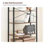 Bücherregal - 6 Schichten