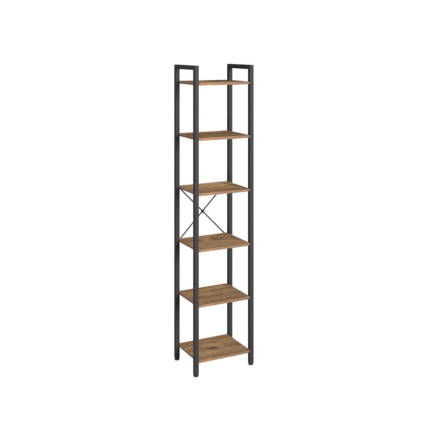 Bücherregal - mit 6 Levels und Griffen