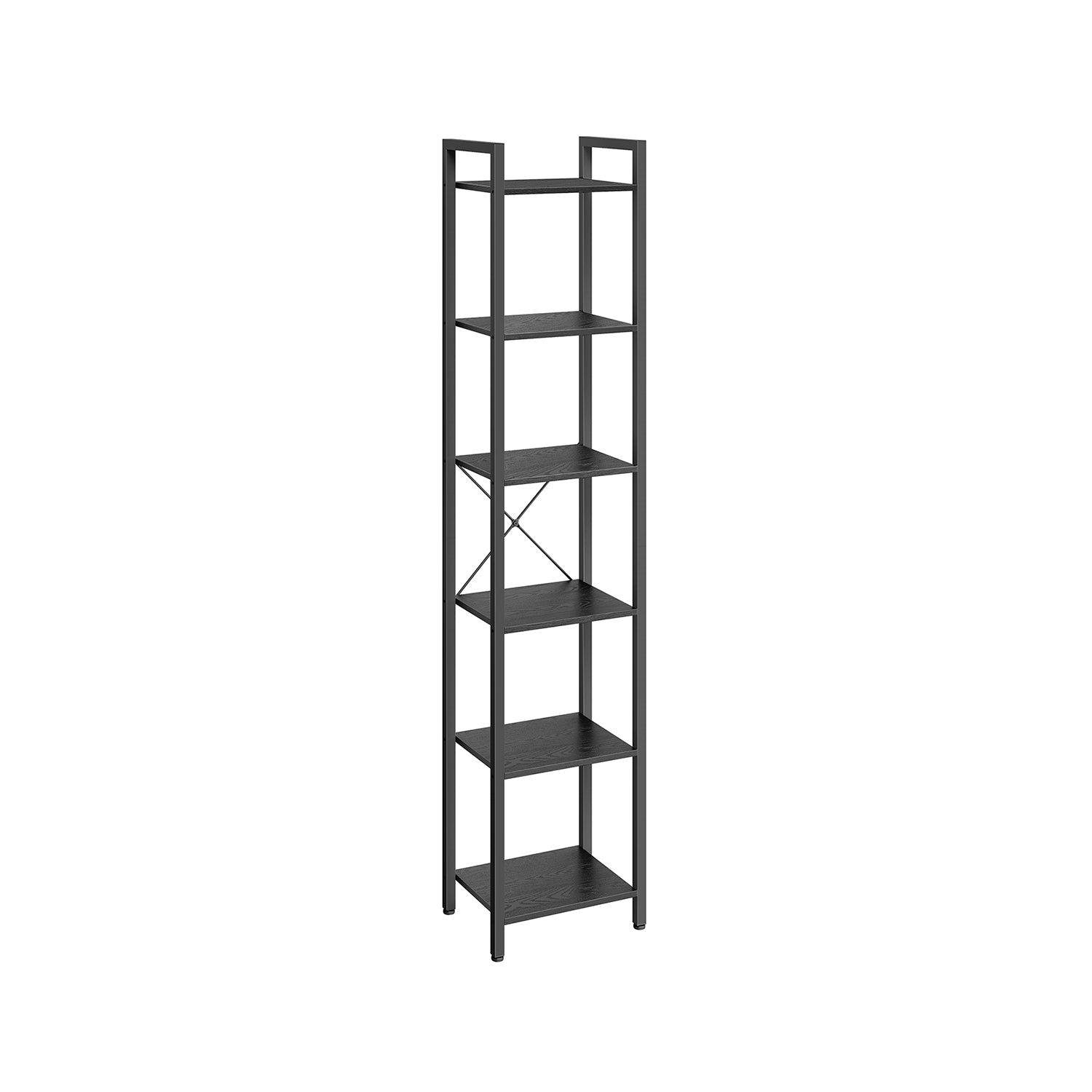 Bücherregal - mit 6 Levels und Griffen