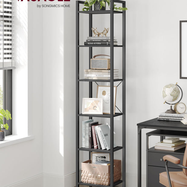 Bücherregal - mit 6 Levels und Griffen