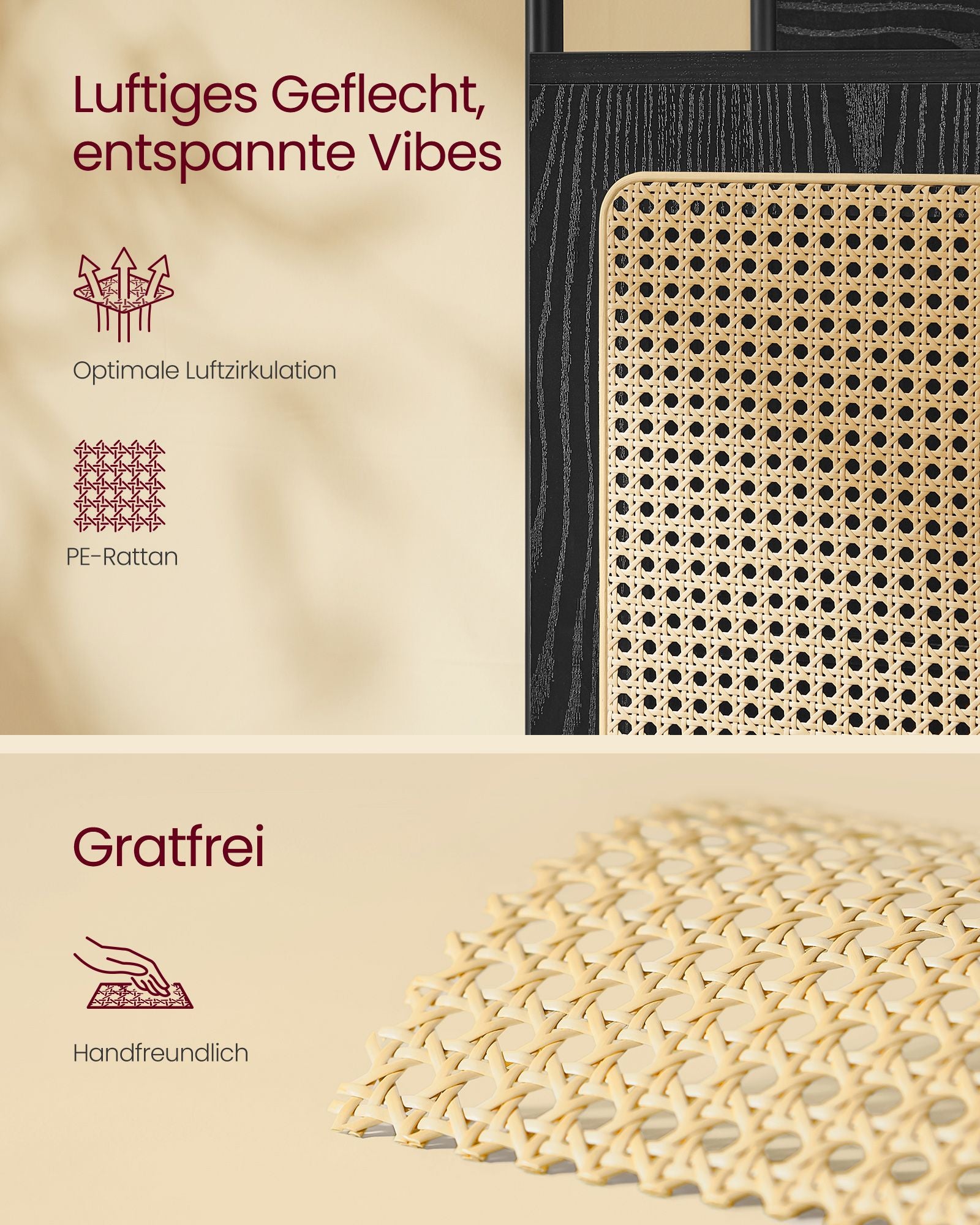 Bücherregal 6 Level mit Metallrahmen Ebbenzwart-Matzwart