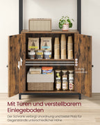 Bücherregal 24 x 60 x 159,5 cm Vintage Brown-Ink-Schwarz schwarz