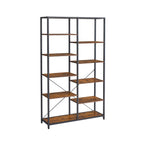 Bücherregal - Dekorationsschrank - Aufbewahrungsschrank - Vintage Brown / Schwarz