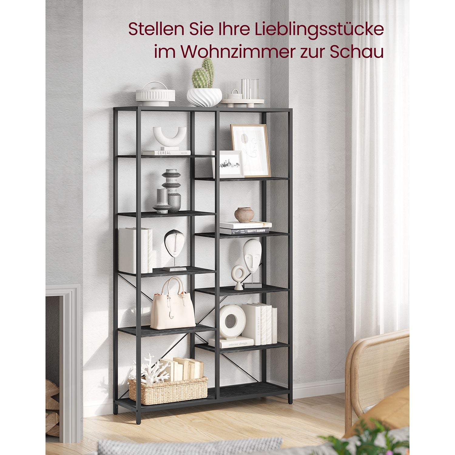 Bücherregal - 5 Schichten