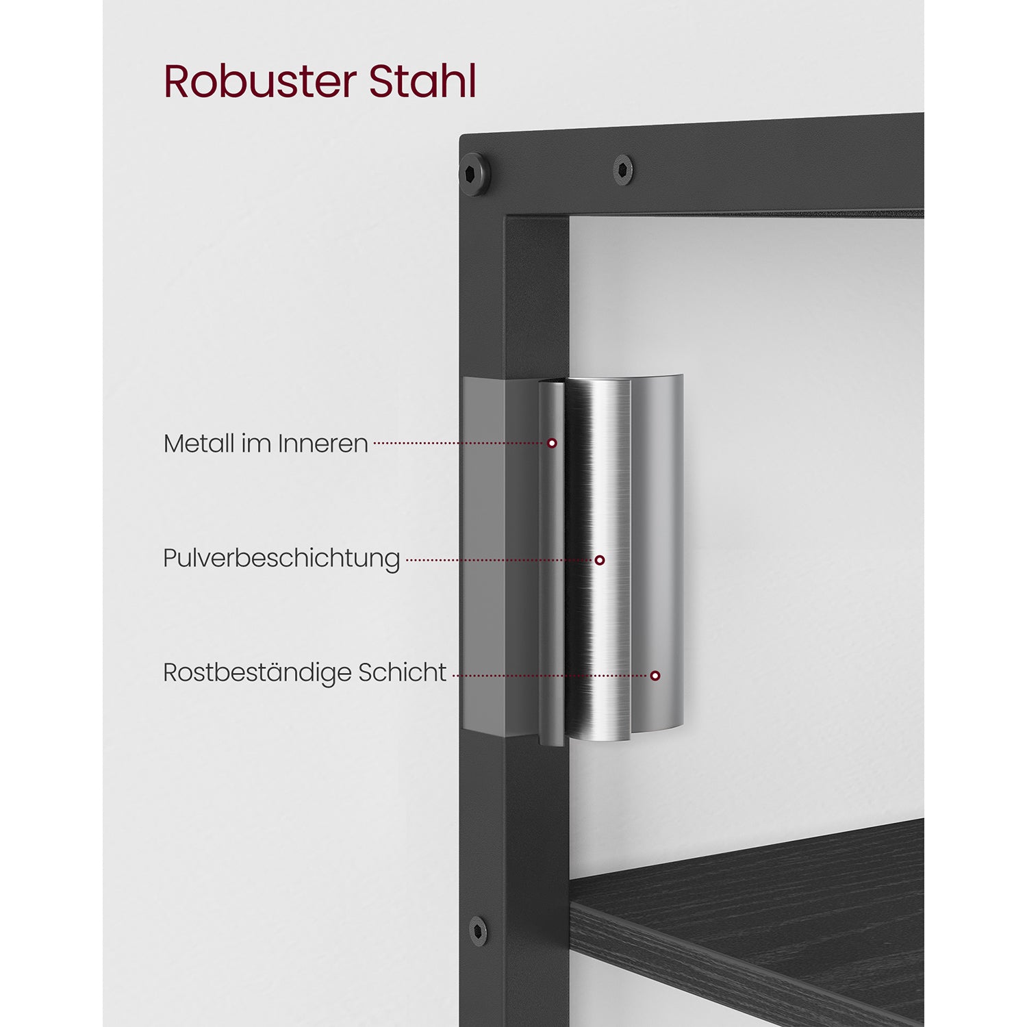 Bücherregal - 5 Schichten